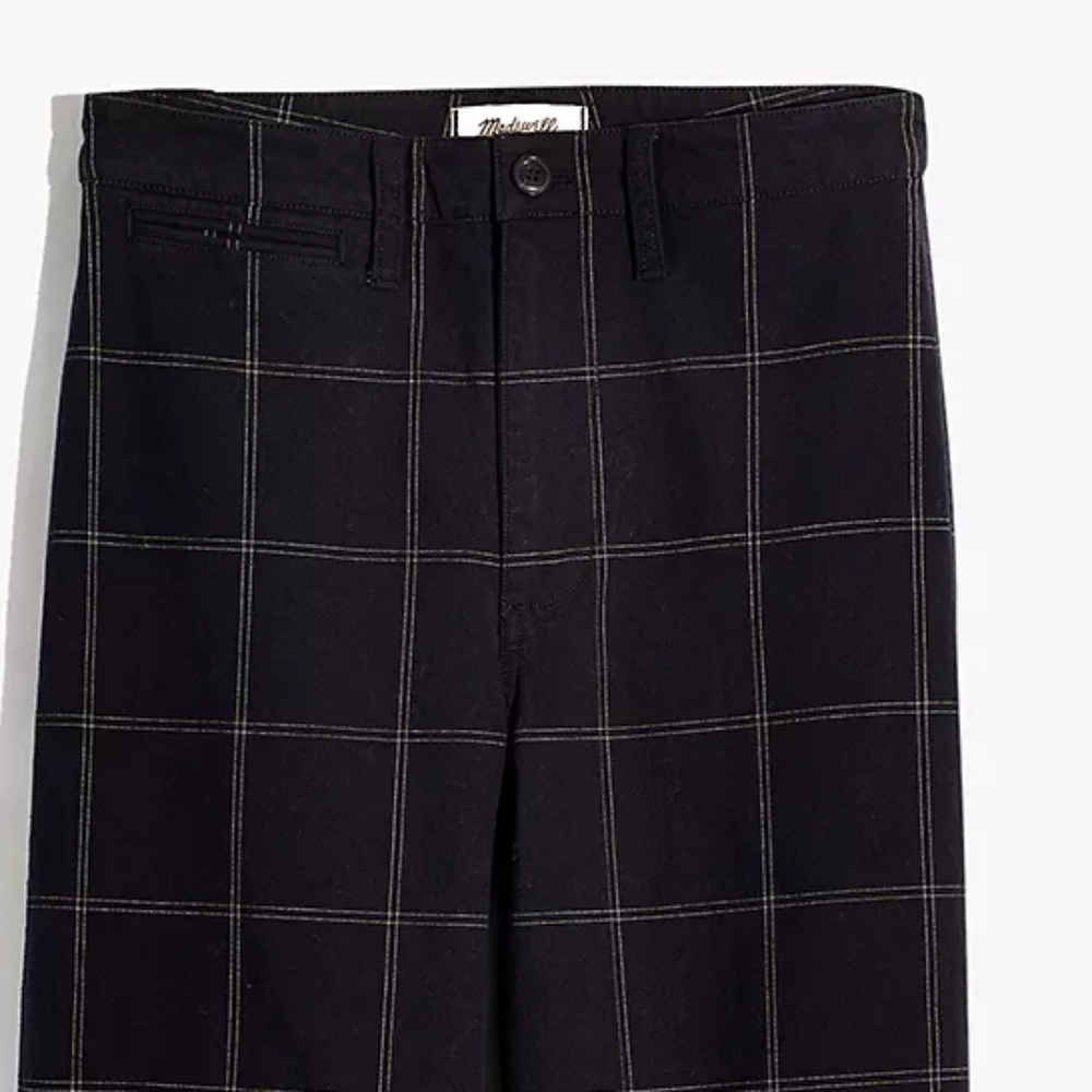 Plus Size Madewell Slim Emmett Wide-Leg Crop Pants - Picture 2 of 13